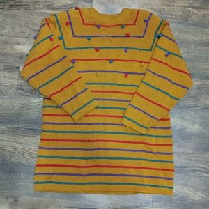 Vintage Wool 'Ugly Christmas Sweater' Carducci Large